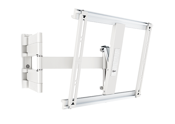 An image of Vogel's Alpine THIN445 WHITE Ultra Thin OLED/LED TV Tilt & Swivel Wall Mount 32 ...