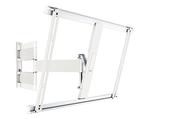 An image of Vogel's THIN 545 ExtraThin Full-Motion TV Wall Mount (White) - 40-65"