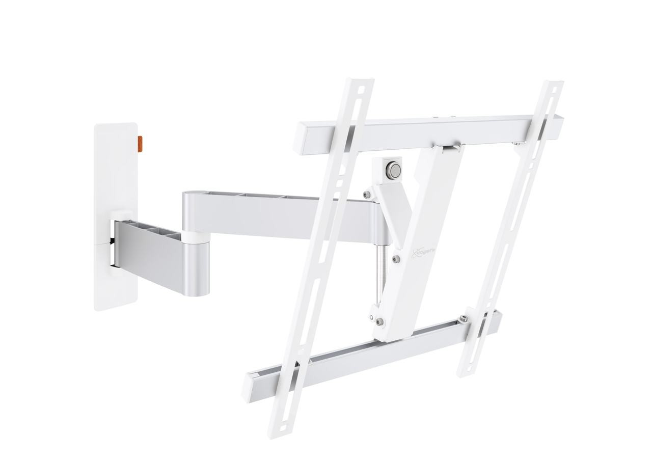 An image of Vogel's WALL 3245 Full-Motion TV Wall Mount (white) Cantilever Wall Mount 32-55"